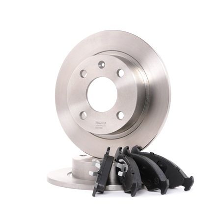 RIDEX 3405B0257 Set freni a disco Ford Fiesta 4 1.1 50 CV GB11G5N