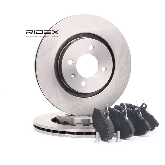 RIDEX 3405B0272 Set freni a disco Seat Ibiza 6k 1.6 i 75 CV ALM