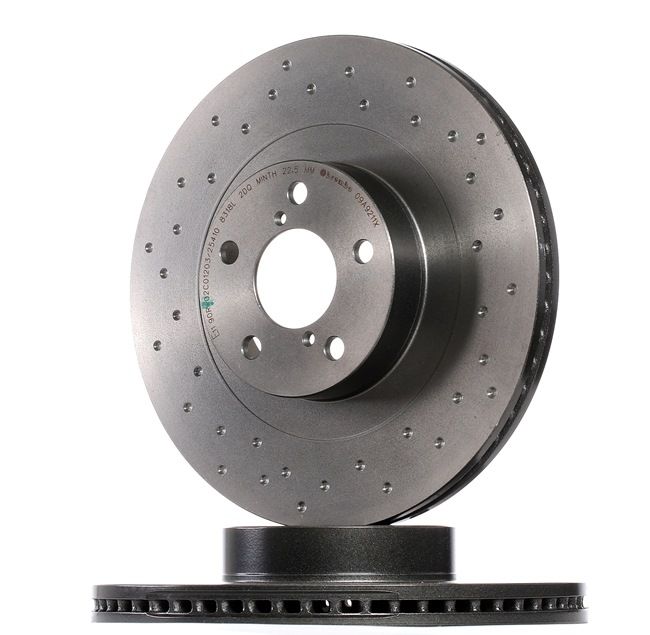 09.A921.1X Bremseskiver perforeret/indv. ventileret, Ø: 293mm, coatet fra BREMBO 26300AG01A kob billige