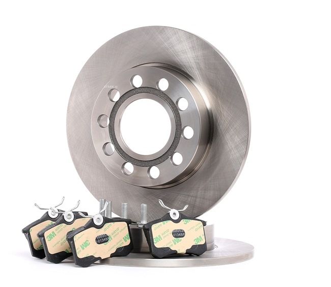 RIDEX 3405B0244 Set freni a disco Audi A4 8h 1.8 T 163 CV BFB