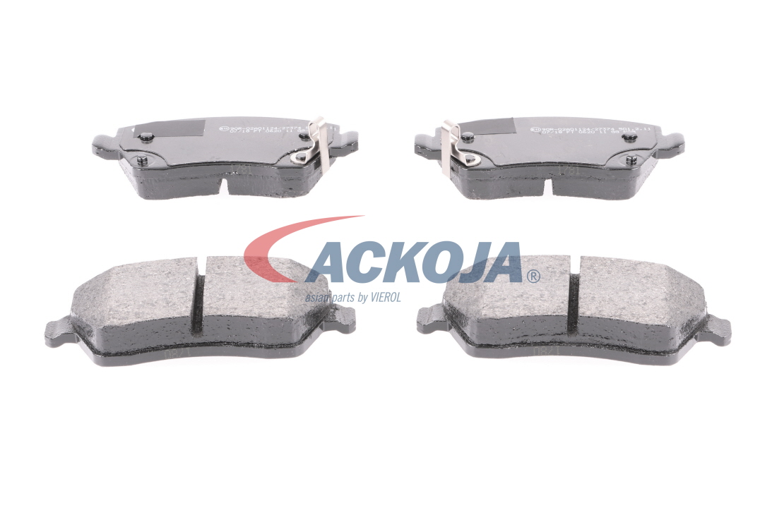ACKOJA A38-0149 Bremsbeläge RENAULT Modus / Grand Modus (F, JP) 1.2 (JP0C, JP0K, FP0C, FP0K, FP0P, JP0P, JP0T) 75 PS