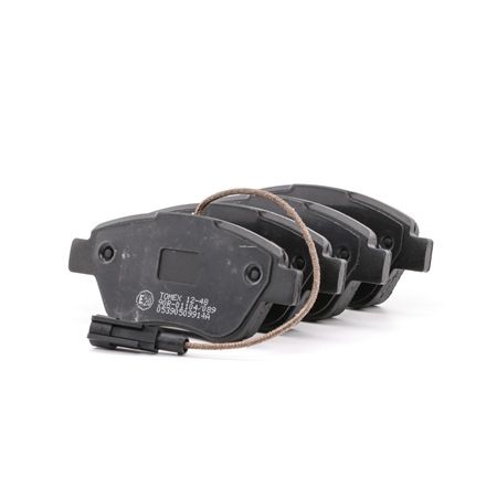 TOMEX brakes TX 12-48 Τακάκια φρένων Fiat Doblo Kombi 223 1.9 JTD 105 PS 223 A7.000