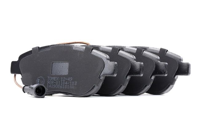 TOMEX brakes TX 12-49 Τακάκια φρένων Fiat Multipla 186 1.9 JTD 120 PS 186 A9.000