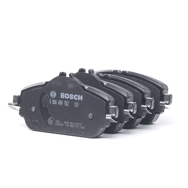 BOSCH 0 986 494 782 Τακάκια φρένων Mercedes S213 E 200 2.0 (213.242) 184 PS M 274.920