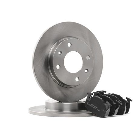 RIDEX 3405B0327 Σετ φρένων τακακια και δισκοπλακες CITROËN ZX Van / Hatchback (N2) 1.9 D 68 PS