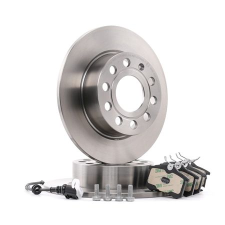 RIDEX 3405B0344 Set freni a disco Audi A3 8P 1.8 T 150 CV BPU