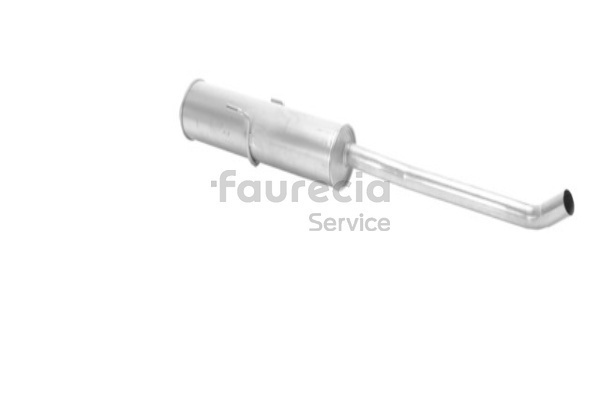 Faurecia FS15195 Forreste lyddemper Fiat Scudo Stasjonsvogn 2.0 JTD 109 hk RHZ