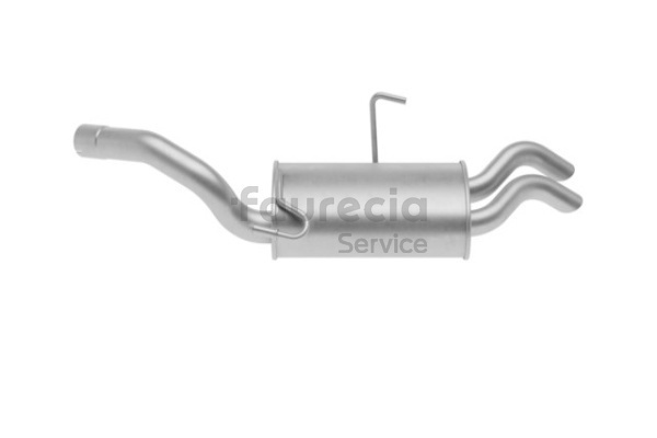 Faurecia FS15257 Τελικό εξάτμισης Fiat Scudo Combi 2.0 JTD 94 PS RHX