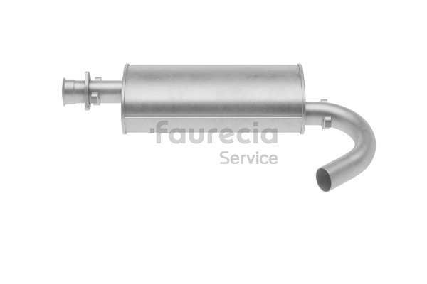 Faurecia FS15391 Középső kipufogó dob Fiat Ducato 230 Bus 1.9 TD Panorama/Combinato 82PS 2001