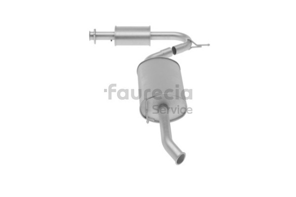 Faurecia FS15397 Einddemper Fiat Ducato 244 Flatbed Vrachtwagen 2.8 JTD Power 146 Pk 8140.43N