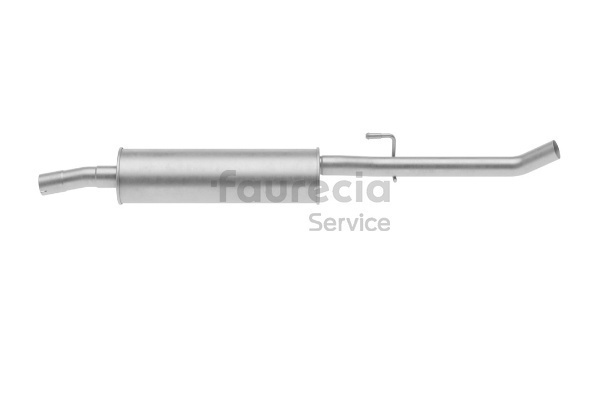 Faurecia FS15404 Bakre eksospotte Fiat Scudo Stasjonsvogn 2.0 JTD 109 hk RHZ