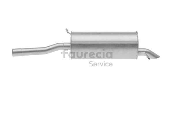 Faurecia FS15576 Τελικό εξάτμισης CITROËN C5 II Hatchback 2.0 16V 140 PS RFJ (EW10A)
