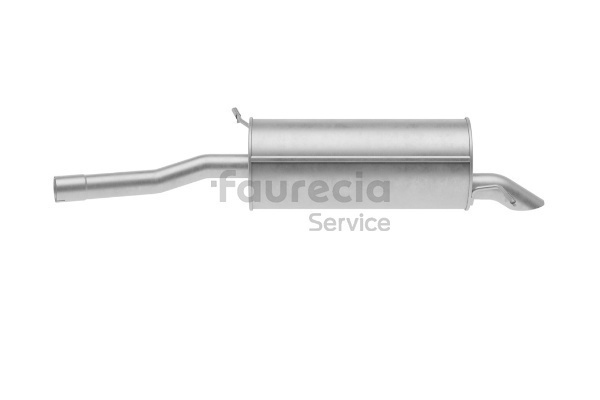 Faurecia FS15595 Bakre eksospotte Citroën C5 Stasjonsvogn 1.6 HDi (RE9HZC, RE9HYB) 109 hk 9HY (DV6TED4)