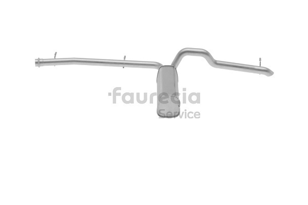 Faurecia FS15710 Bakre eksospotte Fiat Ulysse 179 2.0 D Multijet 136 hk RHR