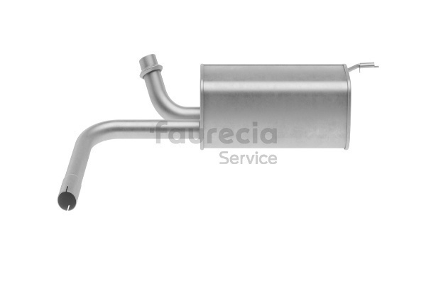 Faurecia FS15727 Exhaust silencer Citroen Jumpy Van 1.6 HDi 16V 90 hp 9HU (DV6UTED4)