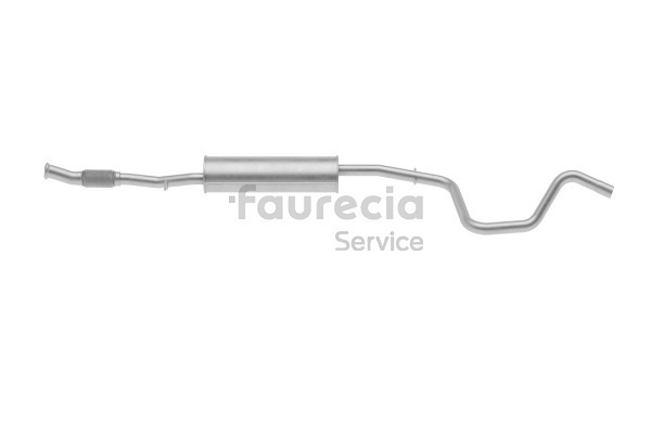 Faurecia FS15733 Kipufogó dob Citroen Nemo Van 1.4 HDi 68 LE 8HS (DV4TED)