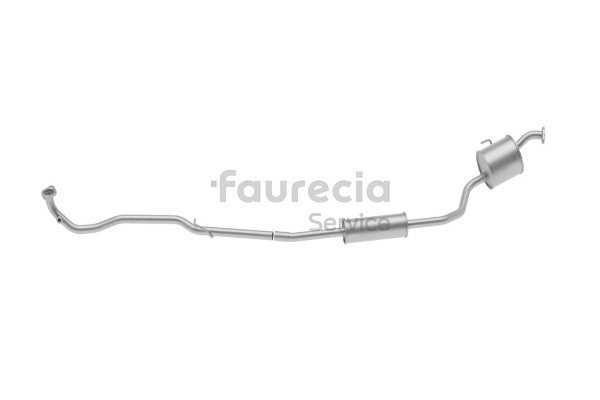 Faurecia FS18025 Forreste lydpotte Daihatsu Cuore VI 1.0 DVVT 58 HK EJ-VE