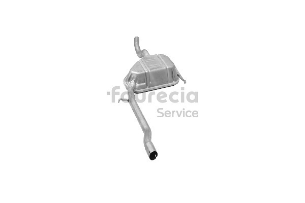 Faurecia FS25363 Μεσαίο σιλανσιέ Fiat Tempra 159 1.8 i.e. 101 PS 836 A5.000