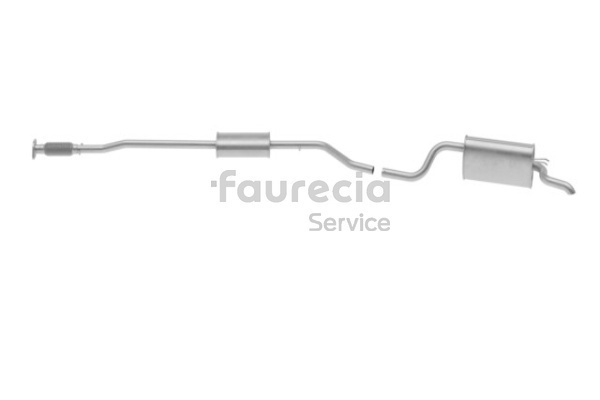 Faurecia FS25664 Bakre eksospotte Lancia Ypsilon 843 1.2 (843.AXA1A) 60 hk 188 A4.000