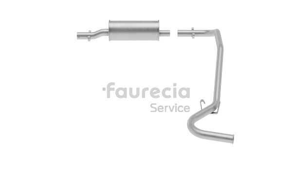 Faurecia FS25681 Marmitta PEUGEOT J5 Bus (280) 2.5 D 73PS 1984