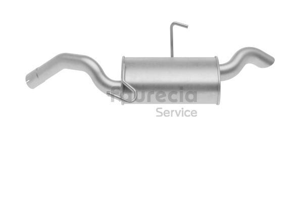 Faurecia FS25825 Einddemper CITROËN Jumpy I Flatbed Vrachtwagen/Chassis 2.0 136 Pk RFN (EW10J4)