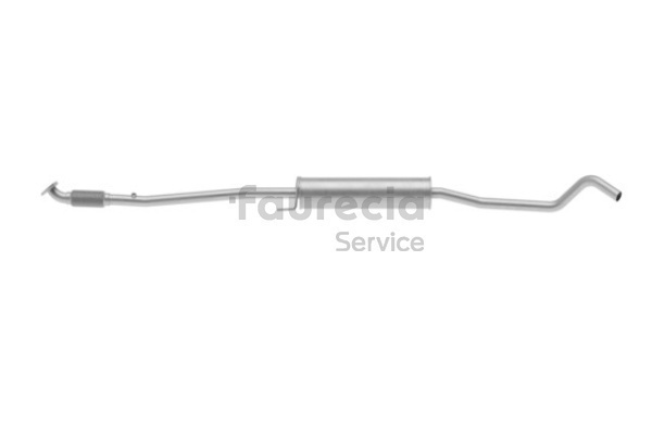Faurecia FS40472 Középső kipufogó dob Corsa C X01 1.2 16V (F08, F68) 75 PS Z 12 XE