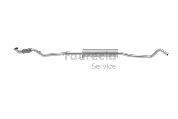 Faurecia FS40474 Uitlaat middendemper Corsa C X01 1.4 16V (F08, F68) 90 Pk Z 14 XE