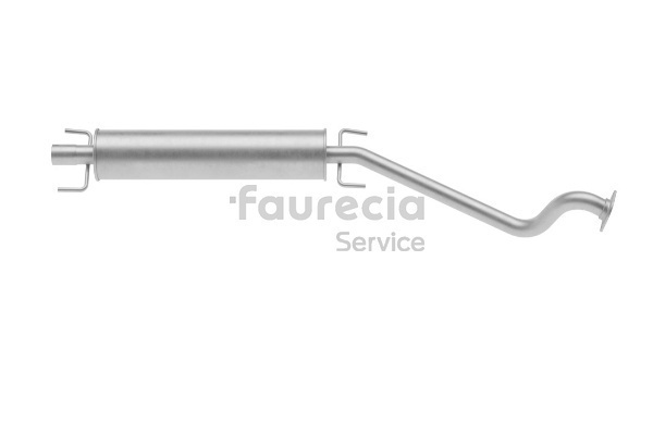Faurecia FS40491 Silencioso intermedio Astra G T98 1.6 (F08, F48) 84 cv Z 16 SE