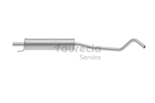 Faurecia FS40512 Mellomlyddemper Opel Corsa C 1.0 (F08, F68) 60 hk Z 10 XEP