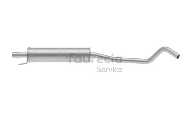 Faurecia FS40513 Középső kipufogó dob Corsa C X01 1.2 16V (F08, F68) 75 PS Z 12 XE