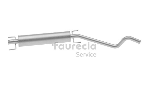 Faurecia FS40715 Silencioso intermedio Astra G T98 1.6 (F08, F48) 84 cv Z 16 SE