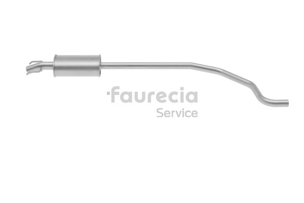 Faurecia FS40862 Forreste lydpotte Opel Corsa D 1.0 (L08, L68) 60 HK Z 10 XEP