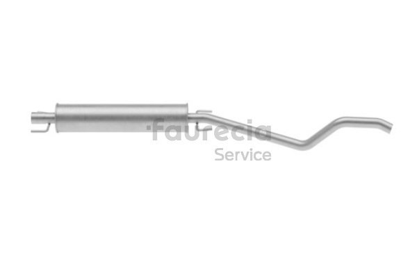 Faurecia FS40873 Forreste lydpotte VAUXHALL Astravan Mk5 (H) (A04) 1.6 103 HK Z 16 XE1