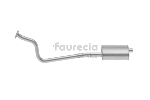 Faurecia FS45396 Forreste lyddemper Fiat Scudo Stasjonsvogn 1.9 D 69 hk WJZ (DW8)