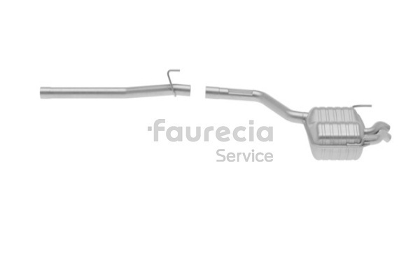 Faurecia FS50173 Toba finala Mercedes S202 C 250 2.5 Turbo diesel (202.188) 150 CP OM 605.960