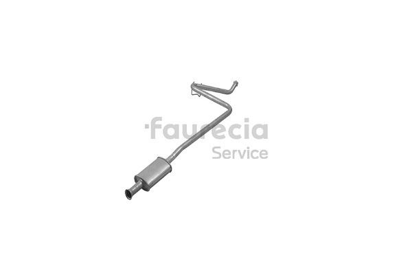 Faurecia FS55031 Középső kipufogó dob Renault Super 5 B/C40 1.1 46PS 1985