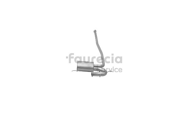 Faurecia FS55048 Középső kipufogó dob Renault 19 I 1.7 90PS 1992