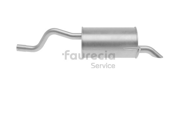 Faurecia FS55433 Marmitta Renault Clio 2 1.4 (B/CB0C, B/CB0S) 75 PS K7J 700