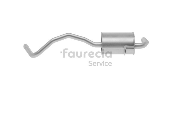 Faurecia FS55449 Silencieux arrière Scénic 3 1.6 16V (JZ0U, JZ1B) 110CV 2009