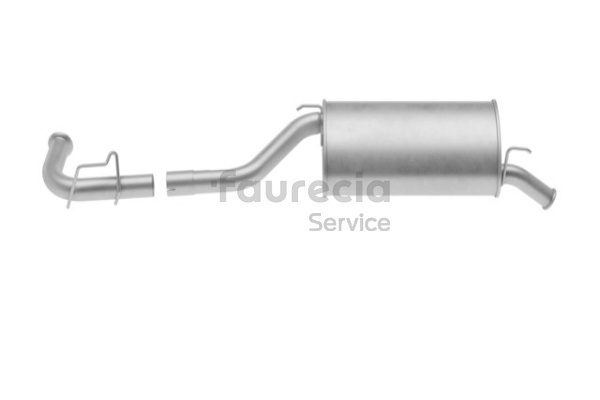 Faurecia FS55458 Marmitta Renault Clio 1 1.8 Rsi (B/C57H) 107PS 1997