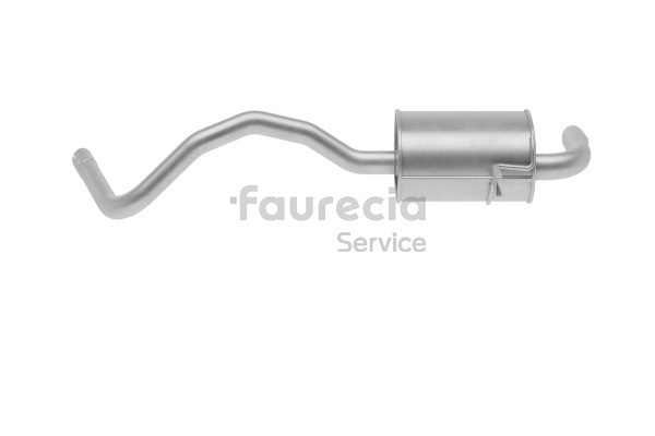 Faurecia FS55467 Bakre eksospotte Renault Scenic 3 1.4 16V (JZ0F, JZ1V) 131 hk H4J 700