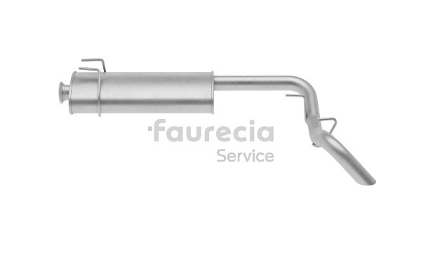 Faurecia FS55538 Bakre eksospotte Renault Master 2 Van 2.8 dTI 114 hk S9W 700