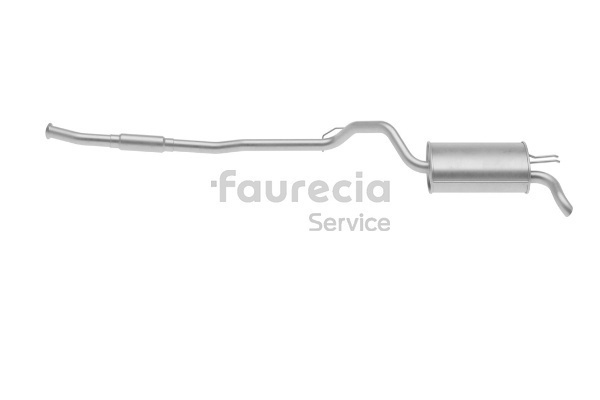Faurecia FS55726 Bakre eksospotte Twingo c06 1.2 58 hk D7F 704