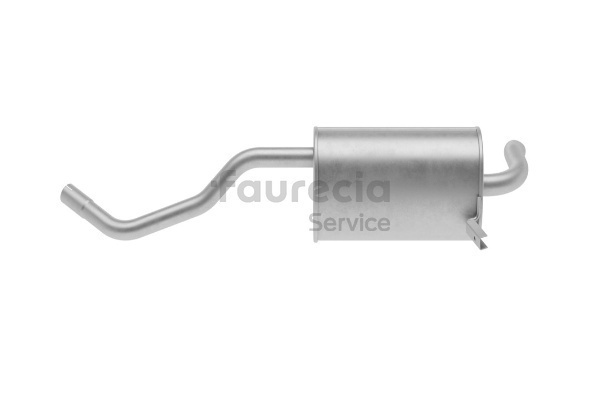 Faurecia FS55782 Bakre eksospotte RENAULT Modus / Grand Modus (F, JP) 1.2 GPL (JP0R) 75 hk D4F 744
