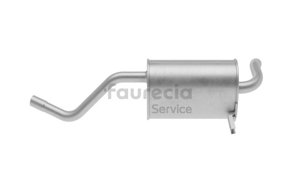 Faurecia FS55785 Bakre eksospotte RENAULT Modus / Grand Modus (F, JP) 1.2 75 hk D4F 740