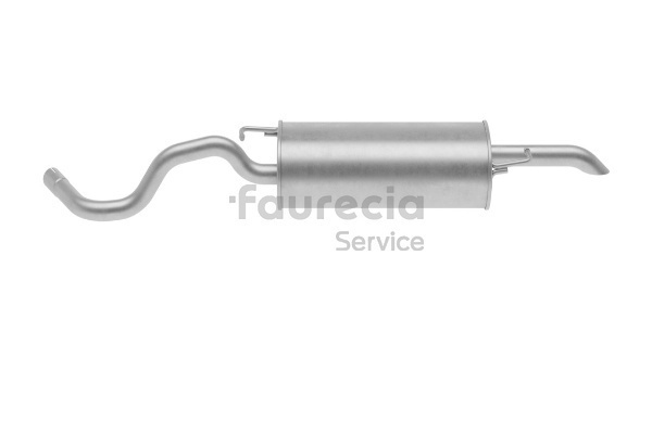 Faurecia FS63122 Einddemper VW Bora 1j2 1.4 16V 75 Pk AKQ