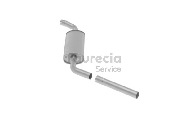 Faurecia FS80207 Középső kipufogó dob VW T4 1.9 D 60 PS 1X