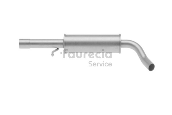 Faurecia FS80225 Középső kipufogó dob VW Bora 1j2 1.9 SDI 68 PS AGP