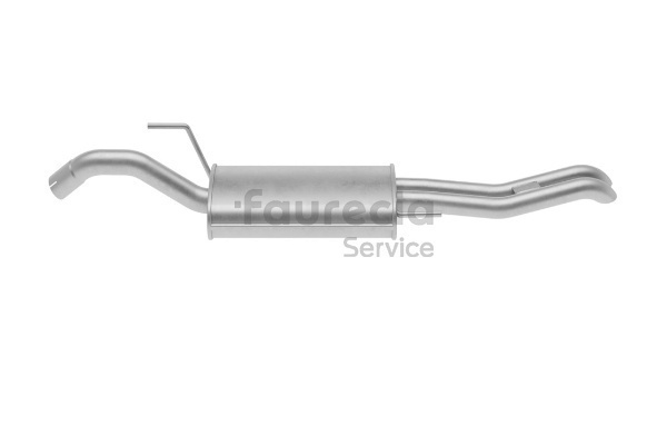 Faurecia FS80289 Bakre eksospotte Passat 3a5 1.9 TDI 90 hk AHU