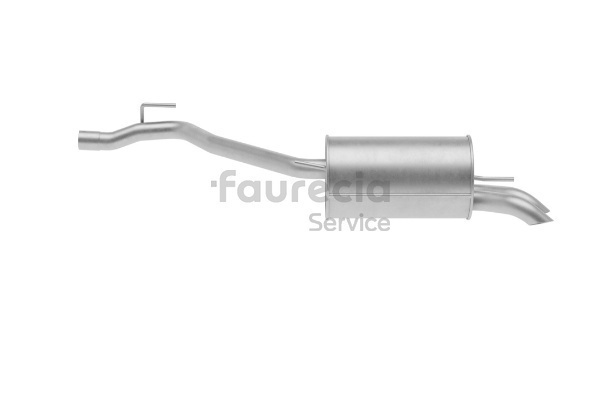 Faurecia FS80447 Exhaust silencer T4 Transporter 1.9 TD 68 hp ABL